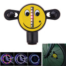 Smiling Face LED Bicycle Wheel Lights Small And  Easy Carry Mountain Bike Spoke Decorative Lights