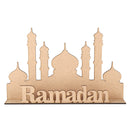 MDF Eid Mubarak Ramadan Islamic Wooden Gift Calendar Sign Tray Decorations