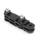 2Pcs Black Long and Short Straight Joint Adapter for Gopro Hero 5 4 3 Plus 3 2 1 Camera