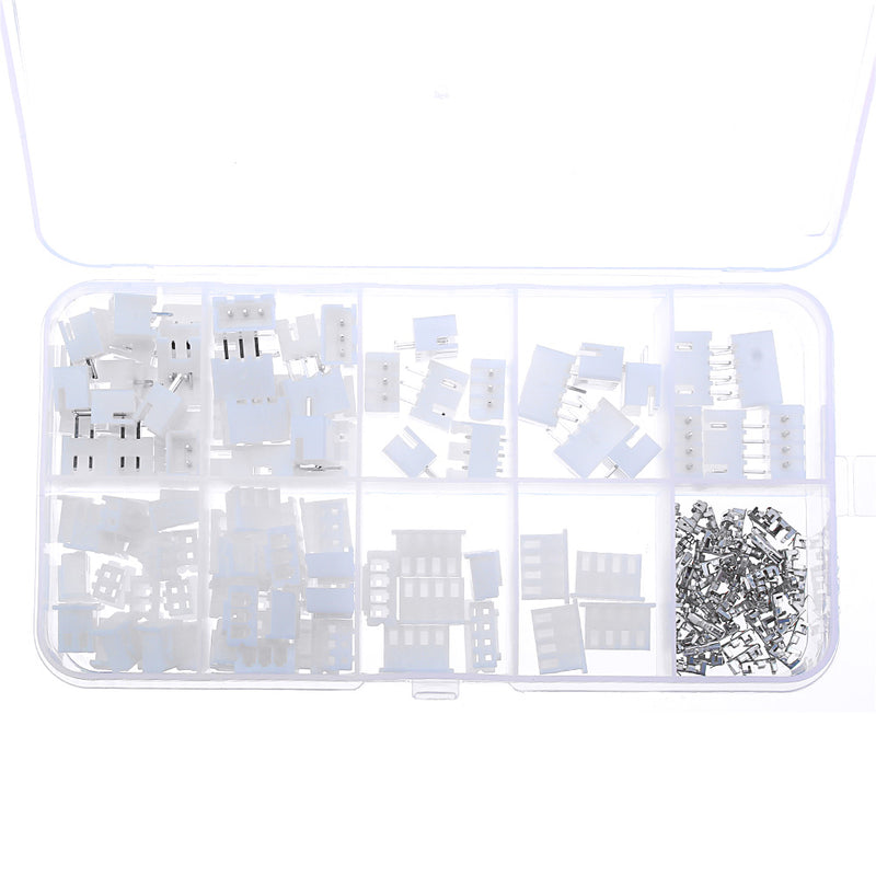 150pcs 2/3/4Pin JST-XH 2.54mm Dupont Connector Male/Female Wire Cable Jumper Pin Header Housing Connector Terminal Kit
