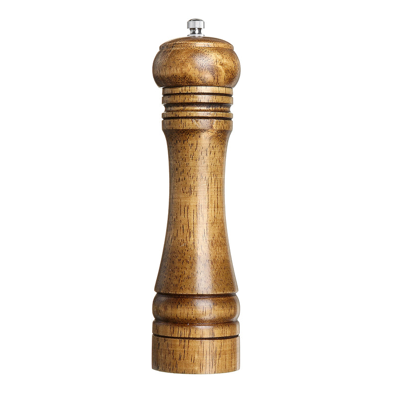 Manual Pepper Grinder Oak Wood Salt And Pepper Mill Multi-purpose Cruet 5" 8" 10" Kitchen Tool With Ceramic Grinder