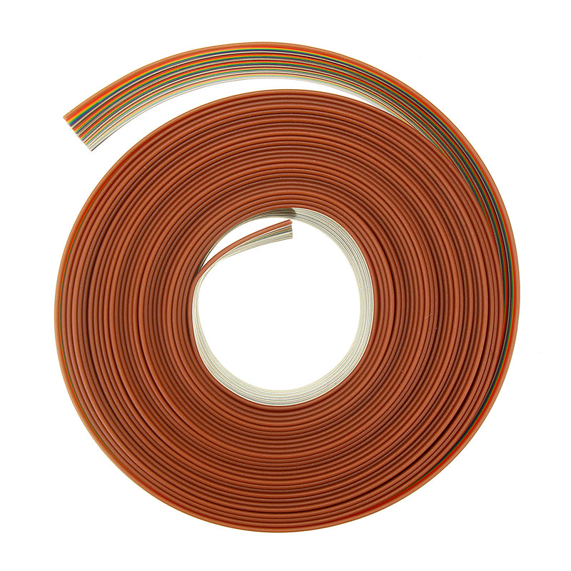 5M 1.27mm Pitch Ribbon Cable 50P Flat Color Rainbow Ribbon Cable Wire Rainbow Cable