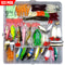 ZANLURE 33-142 Pcs Fishing Lure Tackles Kit Lures Baits Set Fishing Hooks