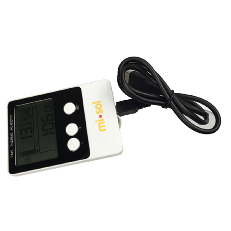 MISOL WS-DS102 Weather Station Data Logger Temperature Humidity USB Datalogger Thermometer Hygrometer Data Record