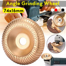 74mm Wood Angle Grinding Wheel 16mm Bore Sanding Carving Rotary Tool Abrasive Disc