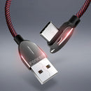 Fonken 3A 90 Type C Fast Charging Data Cable For Huawei P30 Pro Mate 30 Xiaomi Mi9 9Pro Oneplus 6T 7 Pro