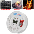 2in1 Smoke Alarm CO Carbon monoxide integrated alarm Detector Warn Sensor LCD