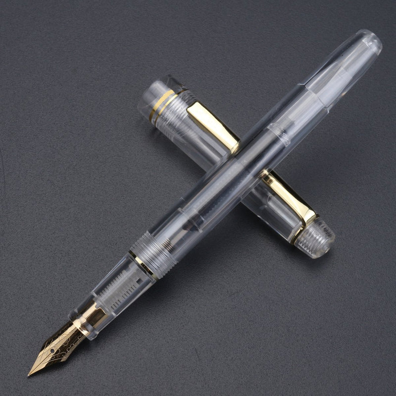 HERO 1202 Transparent Fountain Pen Extra Fine 0.38MM Nib 135MM Ink Absorber Writing