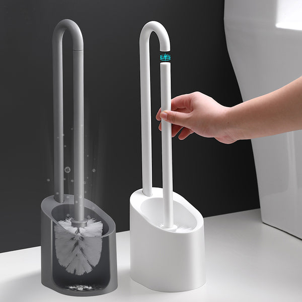 Toilet Brush Magnetic Cleaning Brush PP Plastic Bathroom Home Long Handle Type