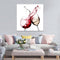 Red White Glasses Kitchen Wall Sticker Art Pictures Wall Art Prints Unframed