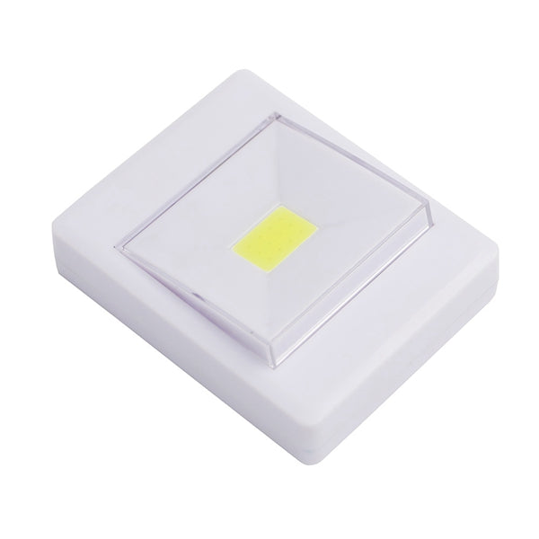 Mini COB LED Wall Switch Night Light for Closet Magnetic Battery Operated Camping Emergency Lamp