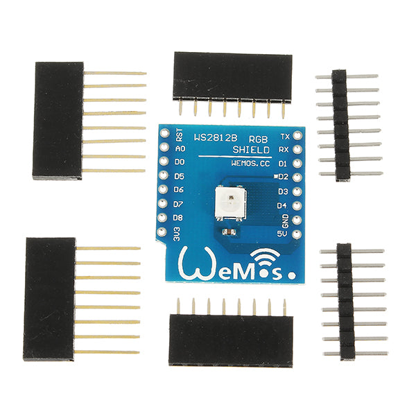 5Pcs Geekcreit WS2812B RGB Shield Expansion Module For D1 Mini Development Board