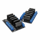 6 Channel DC 12V  Relay Module Solid State High and low Level Trigger 240V2A