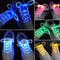 1 Pair LED Light Bestselling 80CM Flash Luminous Fashionable Glass Fiber Cool Design Shoelaces
