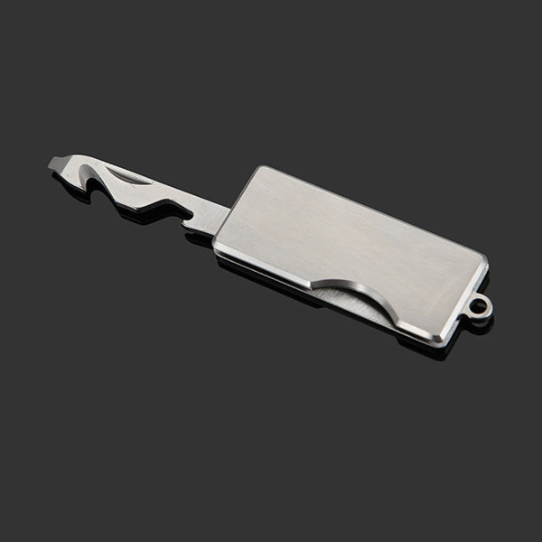 Sanrenmu GJ019C Multifunctional Mini Portable Folding Bottle Opener Tools