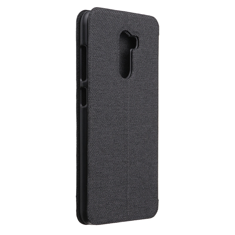 Bakeey Flip Shockproof Fabric Soft Silicone Edge Full Body Protective Case For Xiaomi Pocophone F1