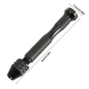 Mini Hand Drill and 30pcs 0.5mm-3mm Twist Drill Bit Model Craft Tools Rotary Tool