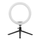 Portable Ring Light LED Makeup Ring Lamp USB Selfie Ring Lamp Phone Holder Tripod Stand Photography Lighting
