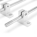 Machifit 15pcs 600mm Optical Axis Guide Bearing Housings Linear Rail Shaft Support Set