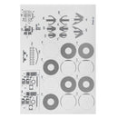 1:250 Scale US Arizona BB-39 Battleship DIY 75cm/30'' Long Card Paper Model Kit Education Toys