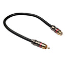 REXLIS RCA Male to Female Audio Cable 0.3m  RCA Extension Cable Subwoofer Mono Audio Video Cable Digital Analogue Audio Cable