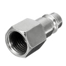 6pcs 1/4 Inch BSP FT011 Air Line Hose Compressor Fitting Connector Quick Release Male Coupler