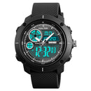 SKMEI 1361 Digital Watch Chronograph Alarm Dual Display Men Quartz Digital Watch