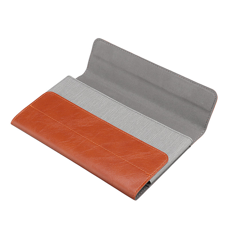 PU Leather Protective Folding Tablet Case for 7" ONE NETBOOK One Mix 2/2S Tablet - Brown