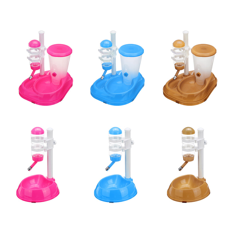 Automatic Pet Water Drinker Cat Dog Bowl Fountain Bottle Food Feeder Dispenser Waterer