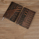 Embossed Tree Leather Travel Journal Vintage Handcraft Antique Diary Notebook