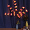 Battery Supply 20LED Bendable Phalaenopsis Flower Branch Tree String Light Christmas Party Decor