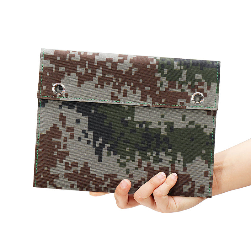 30W Portable Solar Panel Dual USB 5V Foldable Solar Charger With Carabiner
