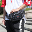 Men's Pockets Waterproof Shoulder Slung Mobile Phone Bag Camouflage Purse Waist Bag