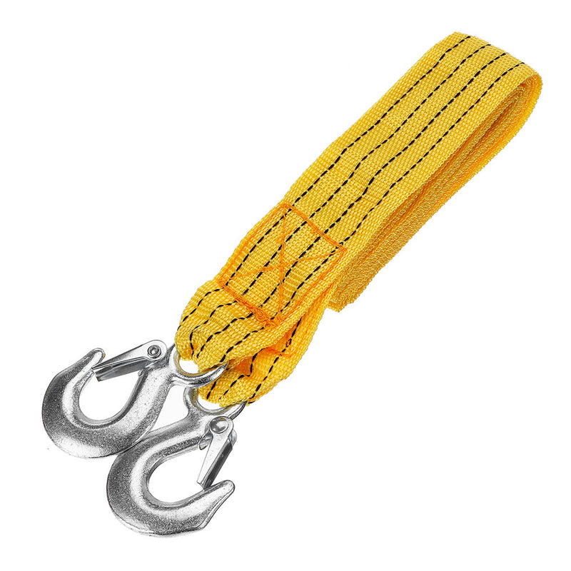 3 Meters Tow Towing Pull Rope Cable Strap 3 Tons Heavy DutyTrailer Rope Tools kit