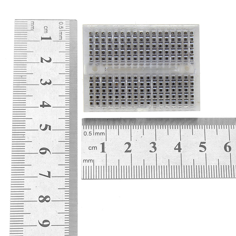 20pcs Mini Breadboard Protoboard DIY Kit Universal Transparent Solderless SYB-170 Breadboard 170Tie-points Prototype Boards 35X47MM