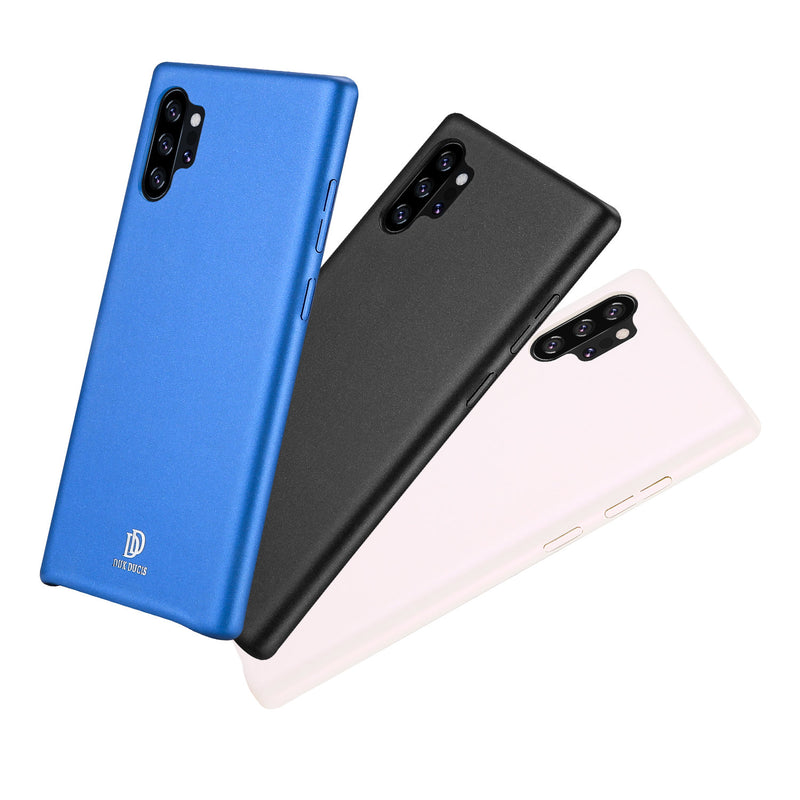DUX DUCIS Frosted Shockproof Anti-Fingerprint PU Leather Protective Case for Samsung Galaxy Note 10+ / Note 10 Plus / Note 10+ 5G