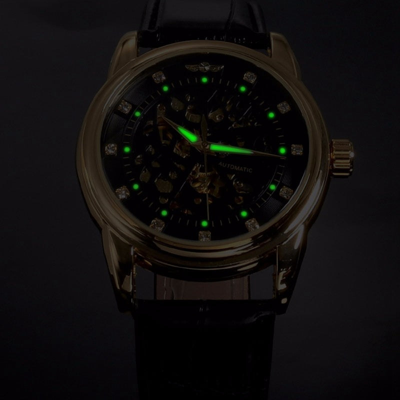 Casual Style Automatic Mechanical Watch Full Steel Luxury Men Wrist Watches