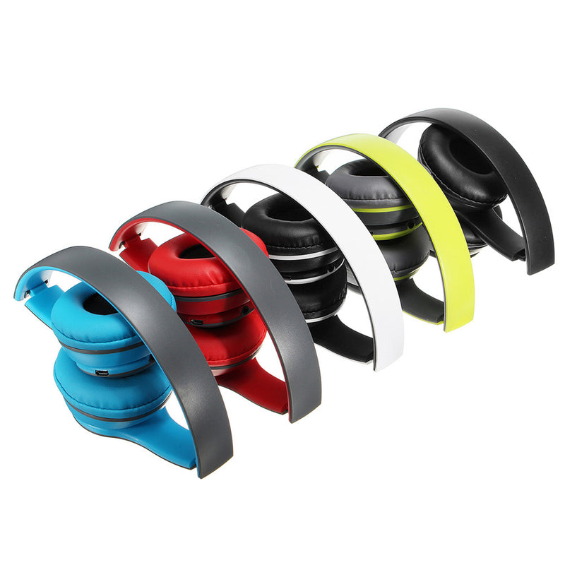 Wireless bluetooth Sports Headphones with Microphone Portable Stereo FM Headset
