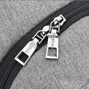 IPRee 49x32x16cm Canvas Anti Theft Travel Backpack with USB Charging port Portable Rechargeable Bag