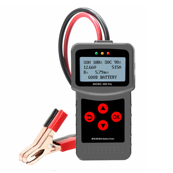 LANCOL Micro-200 Pro 12V Car Motorcycle Battery Tester SAE CCA JIS Digital Battery Analyzer Micro-200Pro