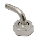 Brewing Faucet Connector 90 Degree Tail Pipe Elbow Six Angle Nut Washer Gasket Thread Standard 5/8 Inch Barware