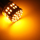 2pcs Bau15s 150 7507 PY21W 50SMD LED Car Turn Signal Lights Tial Brake Bulb Amber DC 12V 3.5W