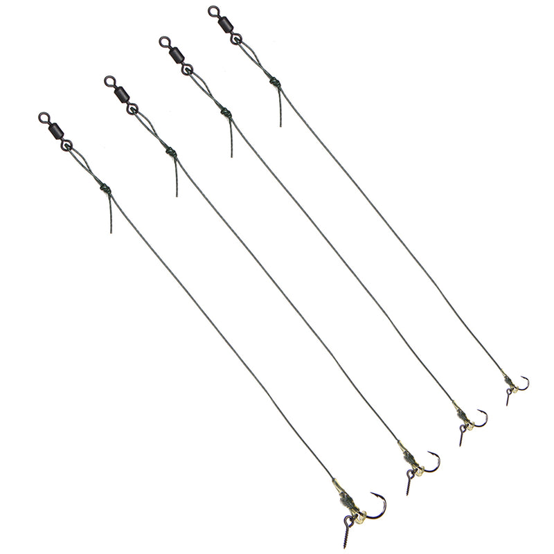 ZANLURE CR-G001 2PCS High Carbon Steel Fishing Hook All Freshwater Lead Clips Barbed Carp Fishing