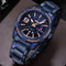 NAVIFORCE 9117 Waterproof Men Wrist Watch Calendar Full Steel Quartz Watches
