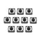 50pcs Tact Switch SMT SMD Tactile Membrane Switch Push Button 12x12x7.3mm