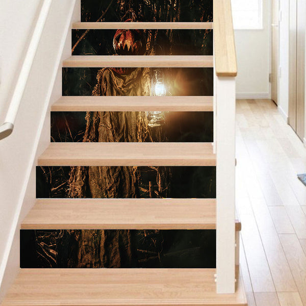 Miico LT011 Halloween Sticker Stair Sticker Waterproof Wall Sticker Remoable Sticker