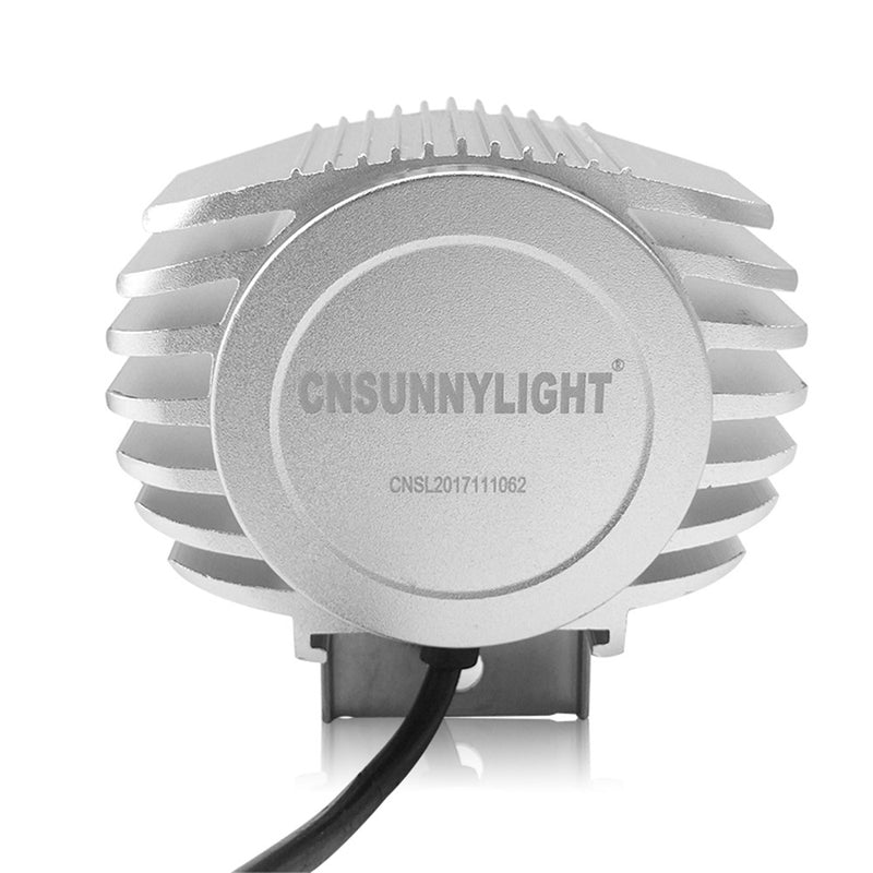 CNSUNNYLIGHT 6W 1000Lm Motorcycle LED Spotlight Fog DRL Light Waterproof Headlights