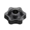 M5 Hand Screw Heated Bed Platform Leveling Nut Through Hole Plum Blossom Nut for 3D Printer