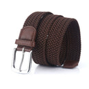 ENNIU S7E 125cm 3.4cm Elastic Canvas Waist Belt Adjustable Canvas Casual Belt Tactical Belt For Men Woman Students