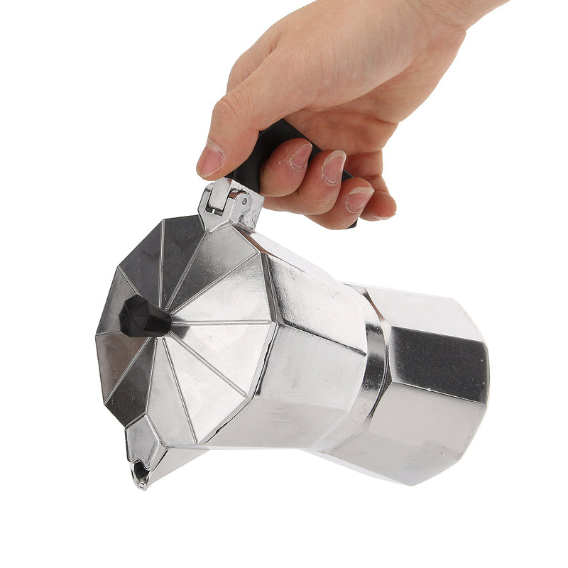 Moka Pot Stovetop Espresso Coffee Maker Latte 150/300/450ML